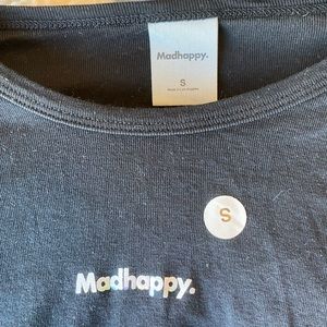 Madhappy black baby tee